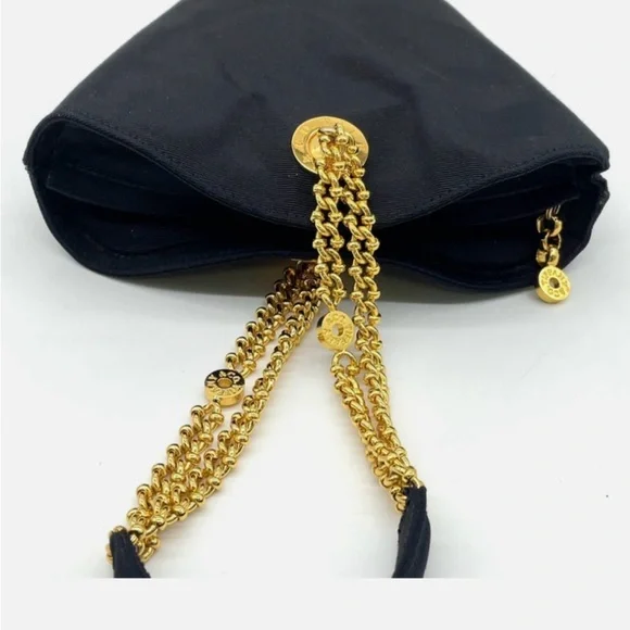 Tiffany & Co. Black and Gold Evening Bag - Picture 9 of 11
